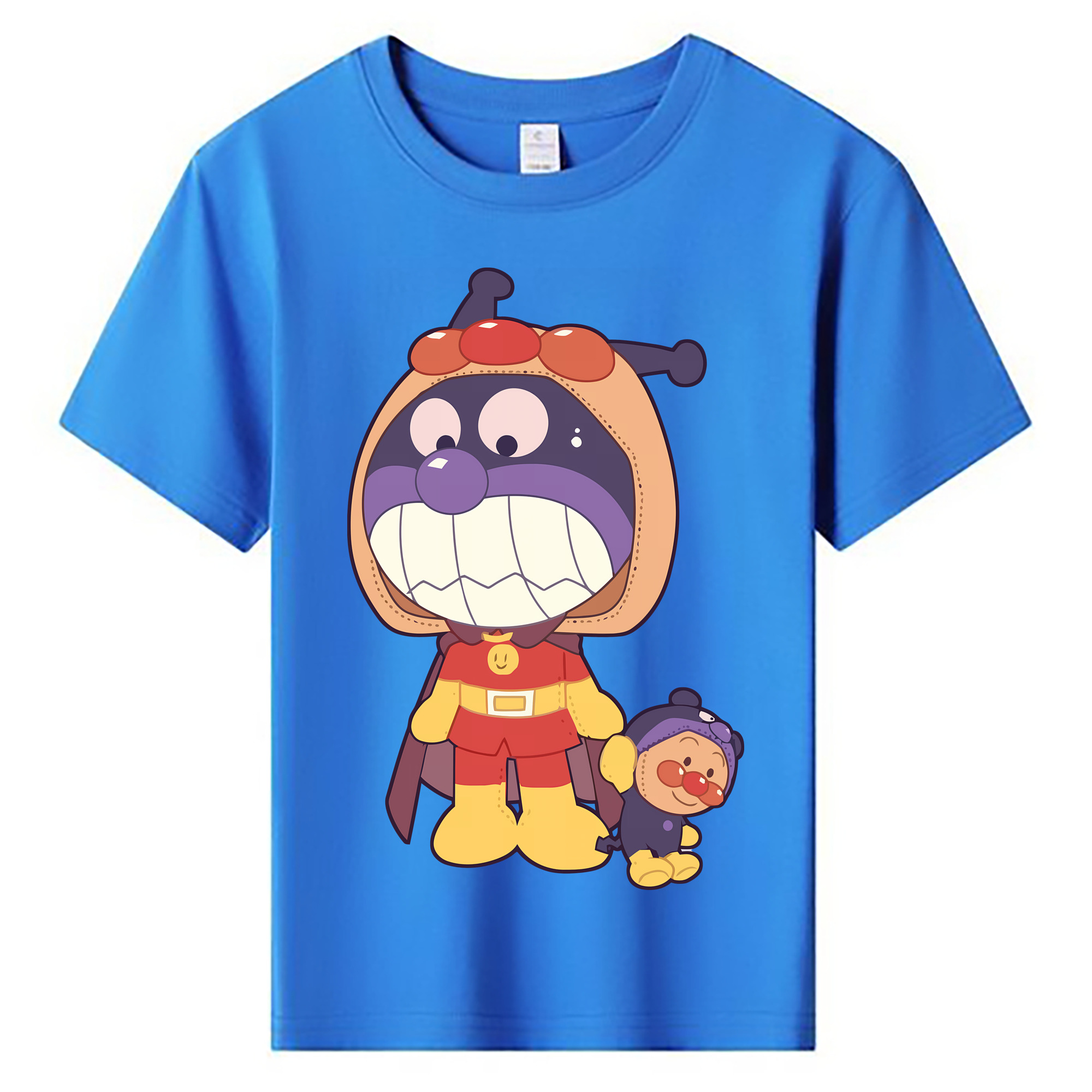 （画像用） アンパンマン Anpanman 綿100％キッズTシャツ（フロントプリント）